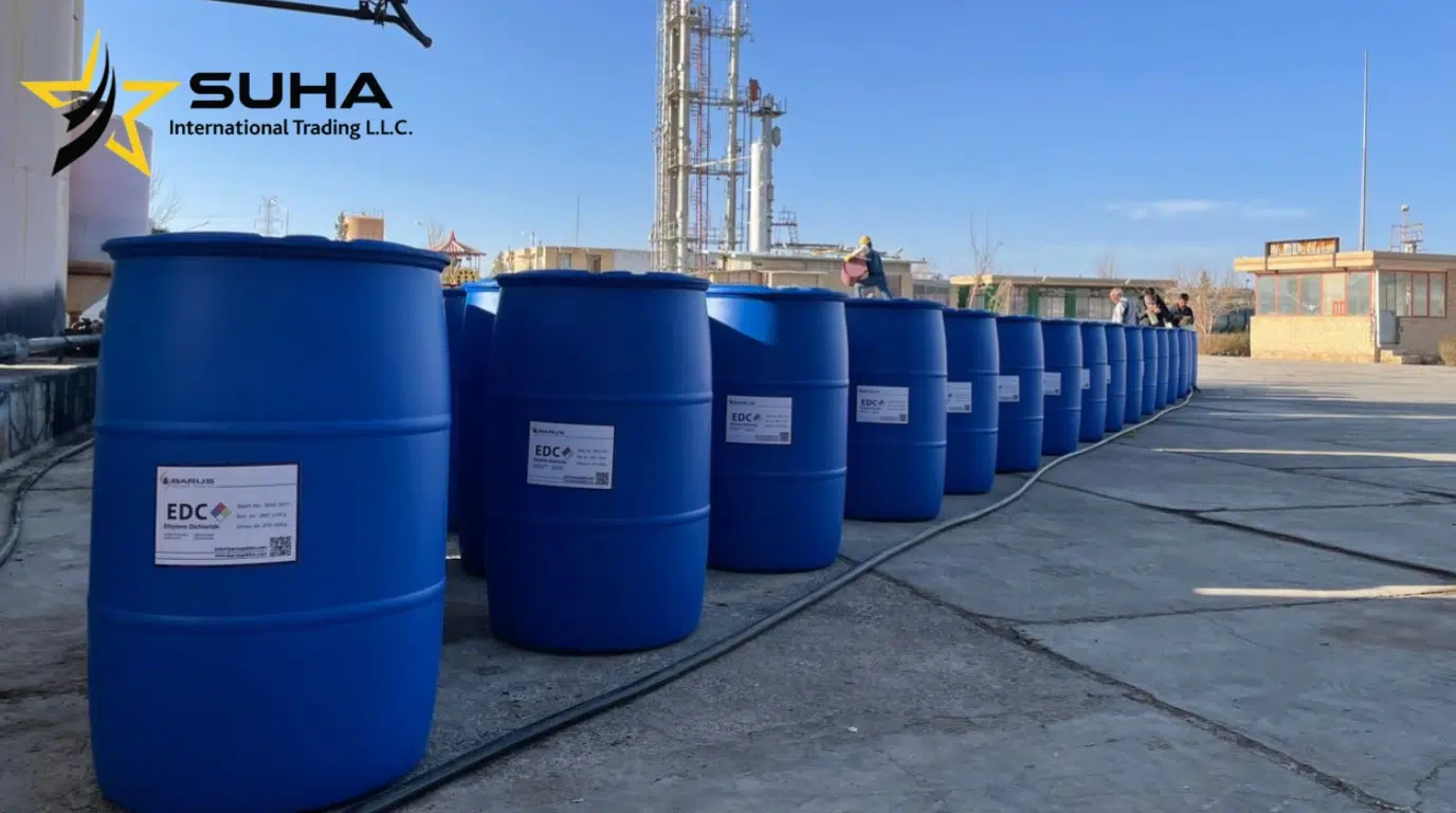 Ethylene dichloride supplier – bulk EDC (1,2-dichloroethane) with Certificate of Analysis (CoA) and UN 1184 dangerous goods documentation.