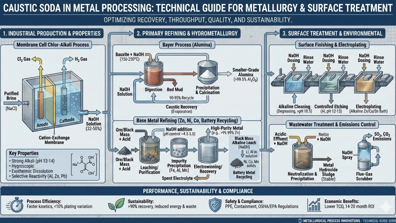 Caustic Soda in Metal Processing