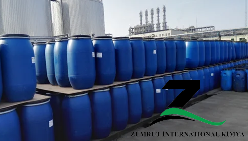Industrial chemical storage tanks at ZÜMRÜT International Kimya Co., showcasing high-quality production as a leading supplier of chlorinated paraffin for global industries.
