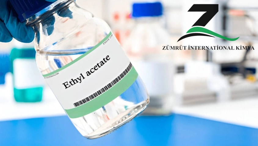 High-purity ethyl acetate solvent supplied by ZÜMRÜT International Kimya Co., a trusted global ethyl acetate supplier for industrial and commercial applications.